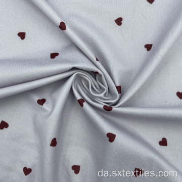 Digital udskrivning Polyester Spandex Blend Milk Silk Stof